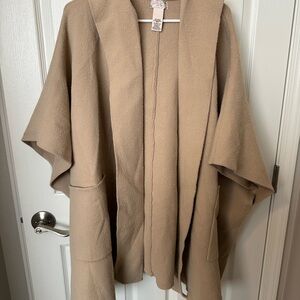 Free People Tan Cape Jacket